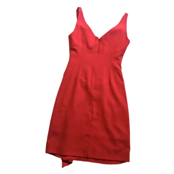 NWOT! Gorgeous coral colored BCBGMaxAzria dress size 2 - Picture 2 of 3